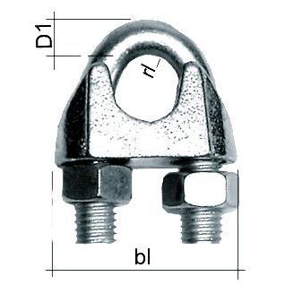 VAIJERILUKKO 3MM  GALV.