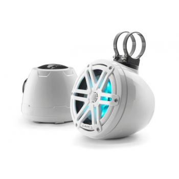 JL Audio 6.5" koteloitu M3-650VeX™ valkoinen kaiutinpari LED-valaistuksella