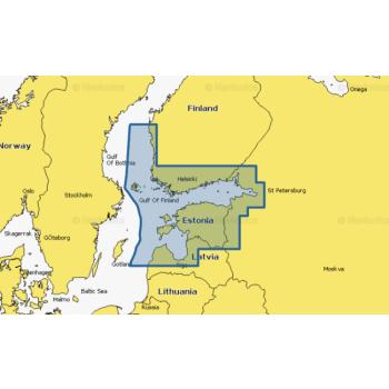 Navionics Platinum+ NPEU050R Gulf of Finland & Riga Micro-SD/SD-kortilla