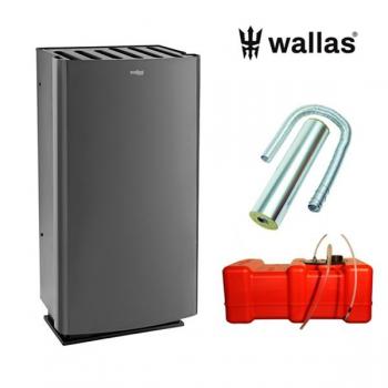 Wallas 26CC lämmitinpaketti hormiasennukseen, antrasiitti