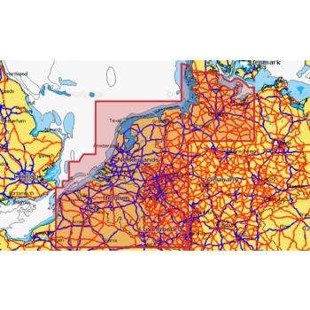 Navionics Platinum+ NPEU076R Benelux & Germany, West Micro-SD/SD-kortilla