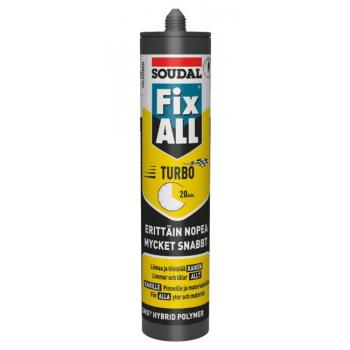 SOUDAL FIX ALL TURBO 290 ML MUSTA