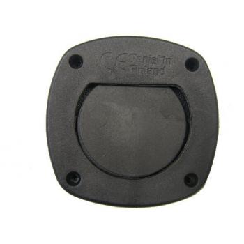 Venttiililäppä musta 80 x 80 mm