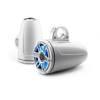 JL Audio 7.7" koteloitu M6-770ETXv3 valkoisella Sport-ritilällä sekä LED-vala