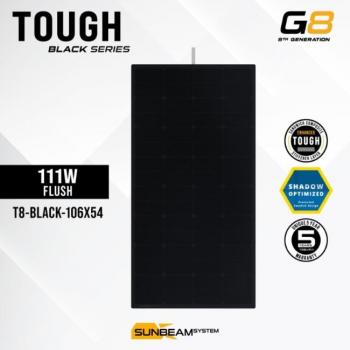 SUNBEAMsystem TOUGH G8 Black 111 W Flush