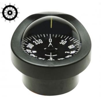 Autonautic C12/110-0010 uppoasennettava kompassi 85 mm ruusulla, musta