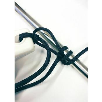 Lepuuttajan köysi litteä 8 mm 2 m, tummansininen