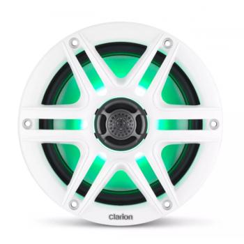 Clarion 6.5" CMS-651RGB-SWB kaiutinpari mustilla ja valkoisilla ritilöillä