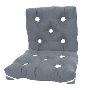 Kapokkityyny kaksiosainen harmaa