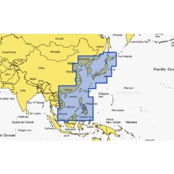 Navionics+ AE011L China Sea & Japan Micro-SD/SD-kortilla