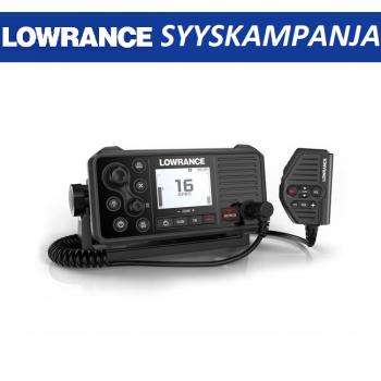 Lowrance LINK-9 VHF-radiopuhelin ja AIS-vastaanotin sisäisellä GPS:llä