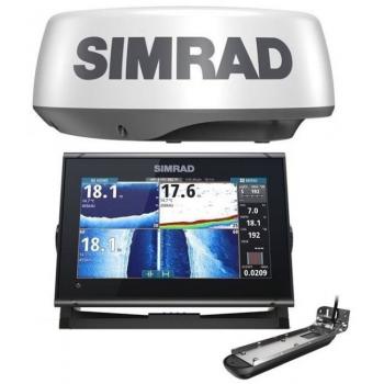 Simrad GO9 XSE kaikuplotteri Active Imaging 3-in-1 peräpeilianturi + Halo20+ tu