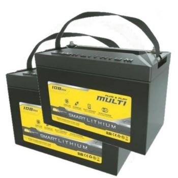 SUNBEAMsystem Smart LITHIUM Plug & Play MULTI akkupari 2 x 108 Ah, 12 V