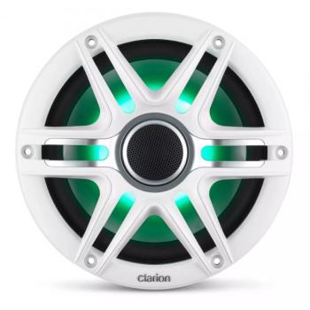 Clarion 7.7" CMSP-771RGB-SWG kaiutinpari harmailla ja valkoisilla ritilöillä