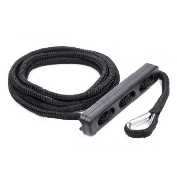 Qvarken Dockline kiinnitysköysi joustimella 16 mm 4 m musta