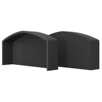 Päätelista QBE 90mm listaan, musta