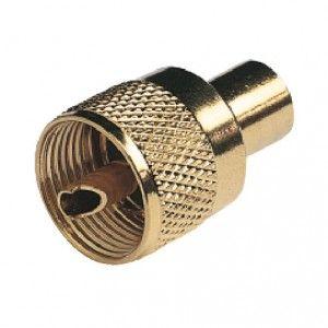 Glomex RA132GOLD UHF-pistoke, Twist-On, RG58 kaapelille