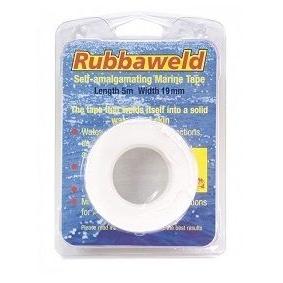 Rubbaweld teippi valkoinen 5 m 25 mm