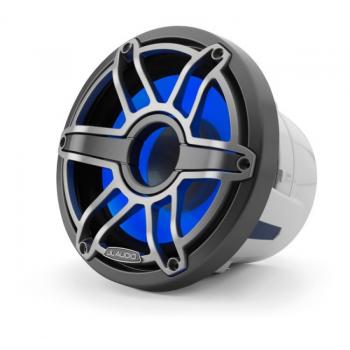 JL Audio 8" M6-8IB Subwoofer titaaninvärisellä Sport-ritilällä ja aseharmaal