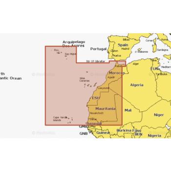 Navionics Platinum+ NPAF004R Africa, Northwest Micro-SD/SD-kortilla