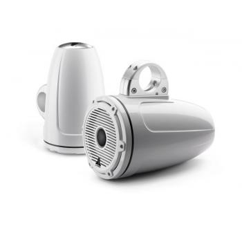 JL Audio 7.7" koteloitu M6-770ETXv3 valkoisella Classic-ritilällä ja rungolla