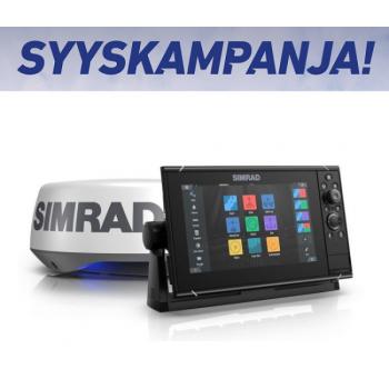 Simrad NSS9 evo3S kaikuplotteri + Halo20+ tutka