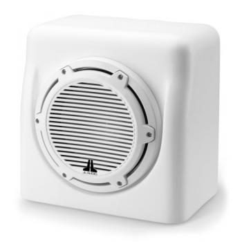 JL Audio 10" koteloitu M6-10W Subwoofer, valkoinen