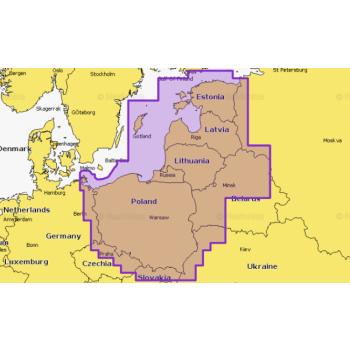 Navionics+ EU081R Baltic Sea East Coast Micro-SD/SD-kortilla