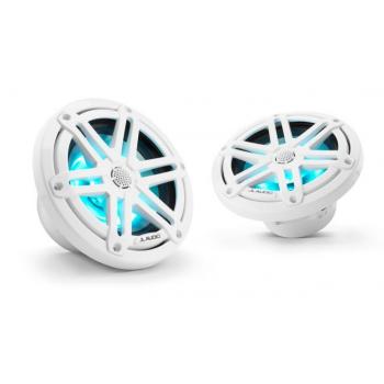 JL Audio 6.5" M3-650x kaiutinpari valkoisella Sport-ritilällä ja RGB LED-valol