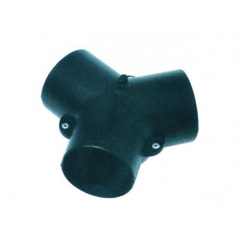 3-tie jakaja 75 mm muovi musta