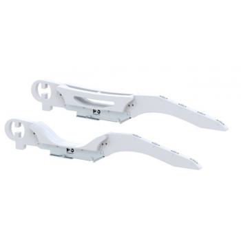 H2O KÄÄNTYVÄT KIINNITYSVARRET 10’’ ILMATÄYTTEISILLE VENEILLE, VALK.