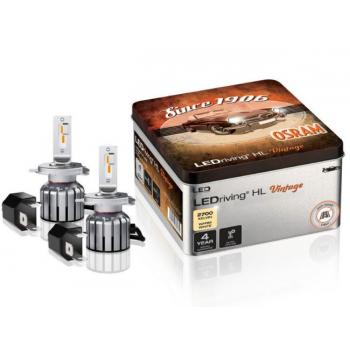LEDriving® HL VINTAGE H4/H19 2700K lämmin valkoinen