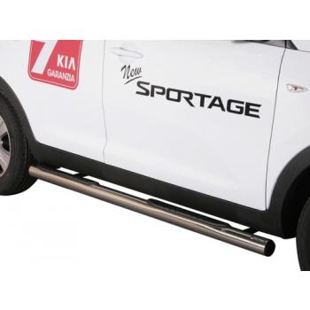 Kylkiputket askelmilla 76mm Kia Sportage 2010-  GP/275/IX
