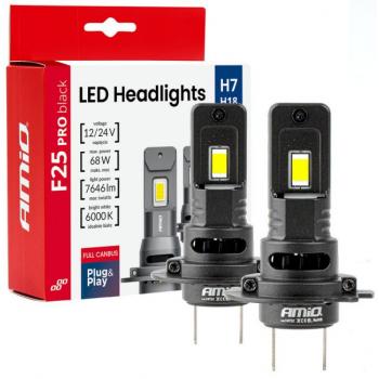 Led-poltin H7 PRO BLACK FULL CANBUS 12/24v 2 kpl