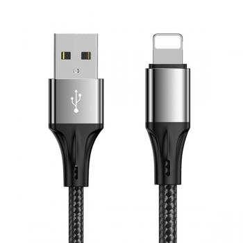 Lightning USB-kaapeli, 1m, musta