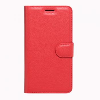 Nahkainen suojakotelo Nokia 6 (punainen)