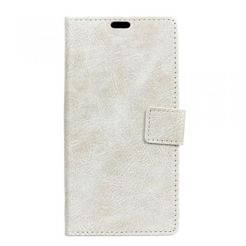 Nahkainen lompakko/suoja Nokia 6 (valkoinen)
