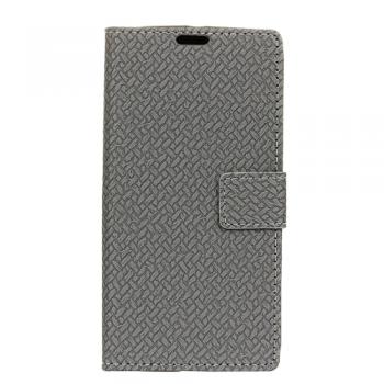 LG G6 nahkainen lompakko/suoja (harmaa)