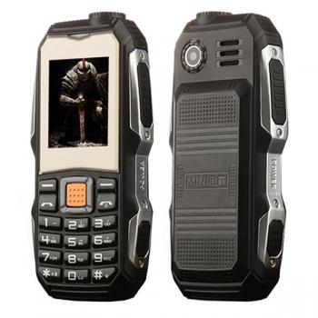 L9 Triple erittäin kestävä puhelin, Dual SIM:llä (Musta)