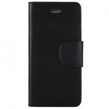 iPhone 6 / 6s käännettävä suojakotelo lompakolla (Musta)