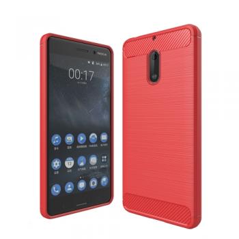 Nokia 6 suojakuori (punainen)
