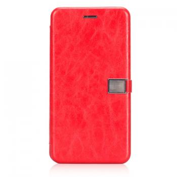 Huawei Mate 10 Lite nahkainen TPU-suojakotelo korttipaikoilla (punainen)