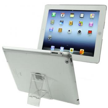 iPad 3 suojakotelo kovaa muovia (läpinäkyvä)*
