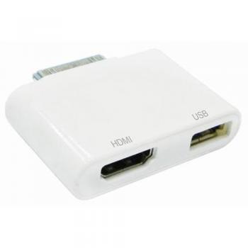 HDMI - USB -adapteri iPad 3:lle, iPad 2:lle, iPadille